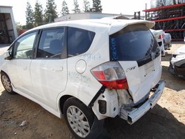 2009 Honda Fit Sport White 1.5L AT #A23752